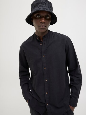 Slim fit Camicia 'JJESummer Band' di JACK & JONES in nero