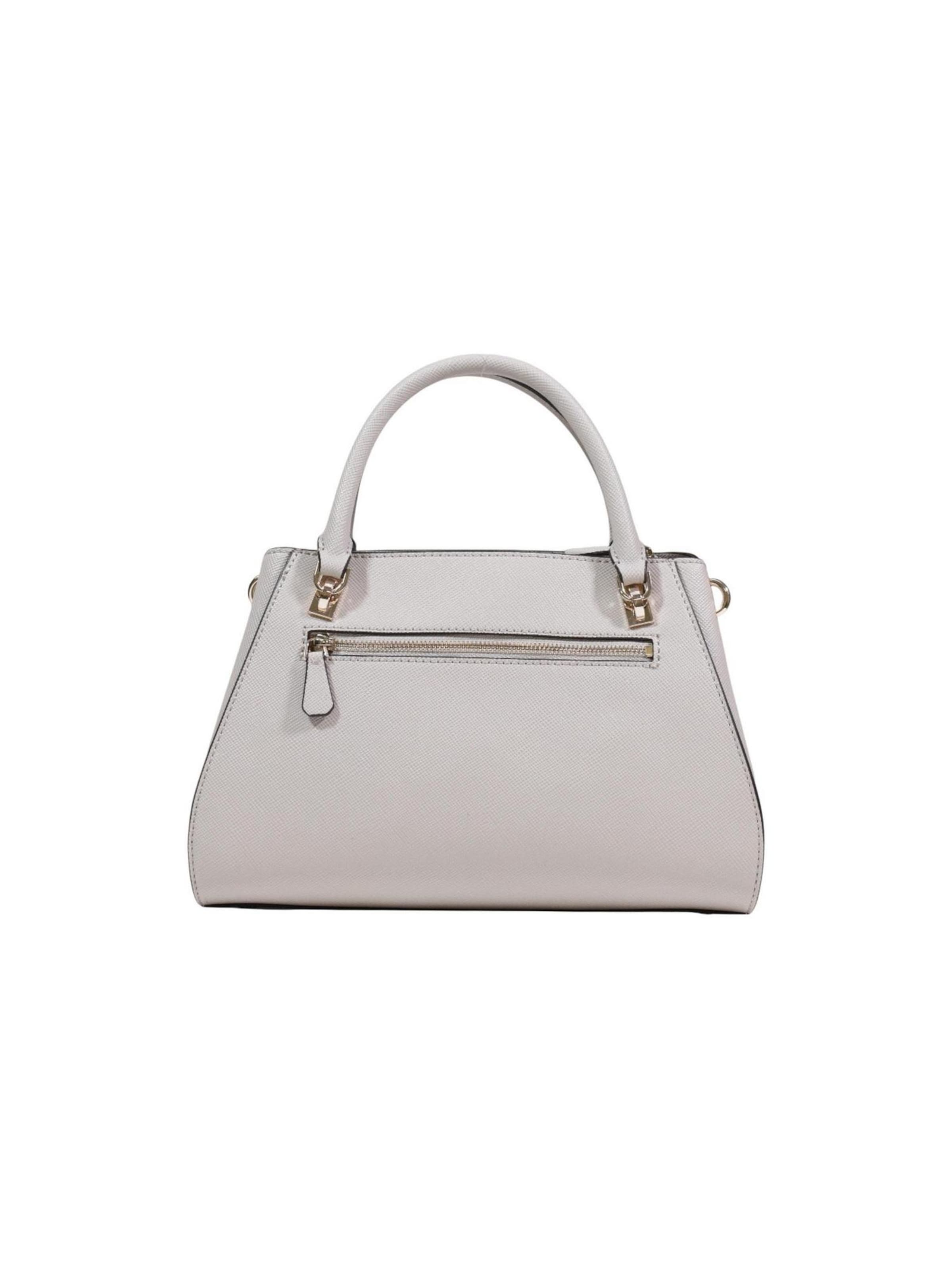 Borsa a mano 'NOELLE II LUXURY SATCHEL HWZG96 72070' di GUESS in grigio