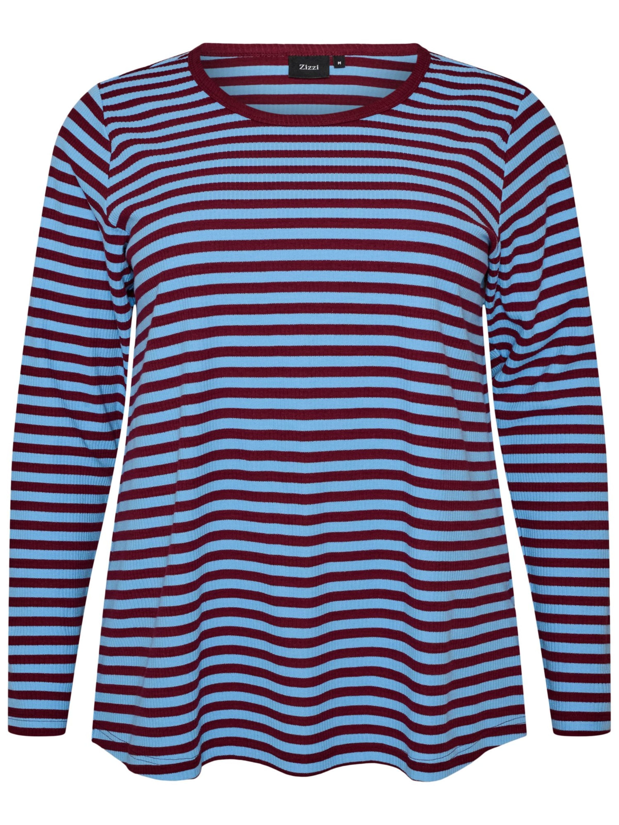 Zizzi Shirt 'Camandrine' in Blau: Vorderseite