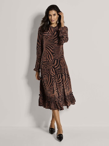 MADELEINE Bluse in Braun