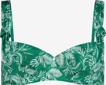 Balconcino Top per bikini 'Bermuda' di Hunkemöller in verde: frontale