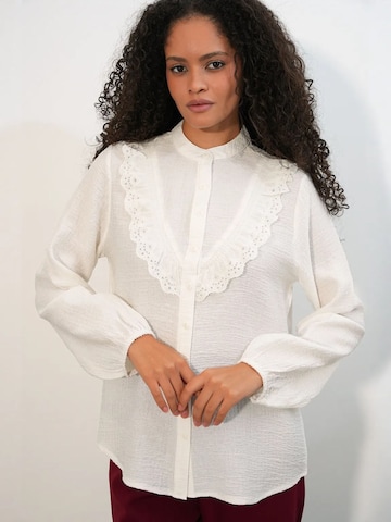 Camicia da donna di Bigdart in bianco: frontale