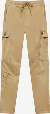 Pantaloni cargo di Pull&Bear in beige: frontale