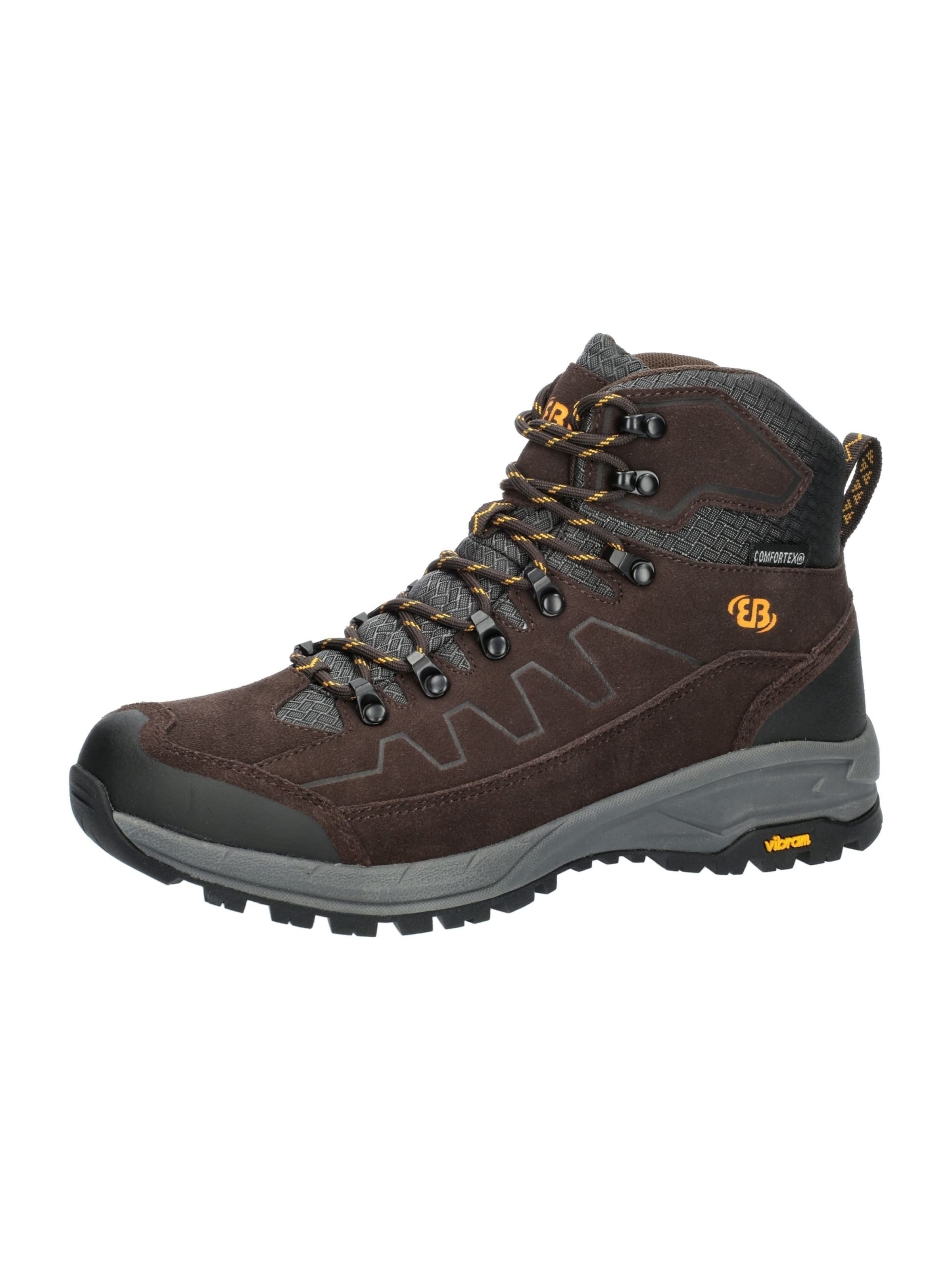Brütting Boots 'Mount Fagaras' in Bruin: voorkant