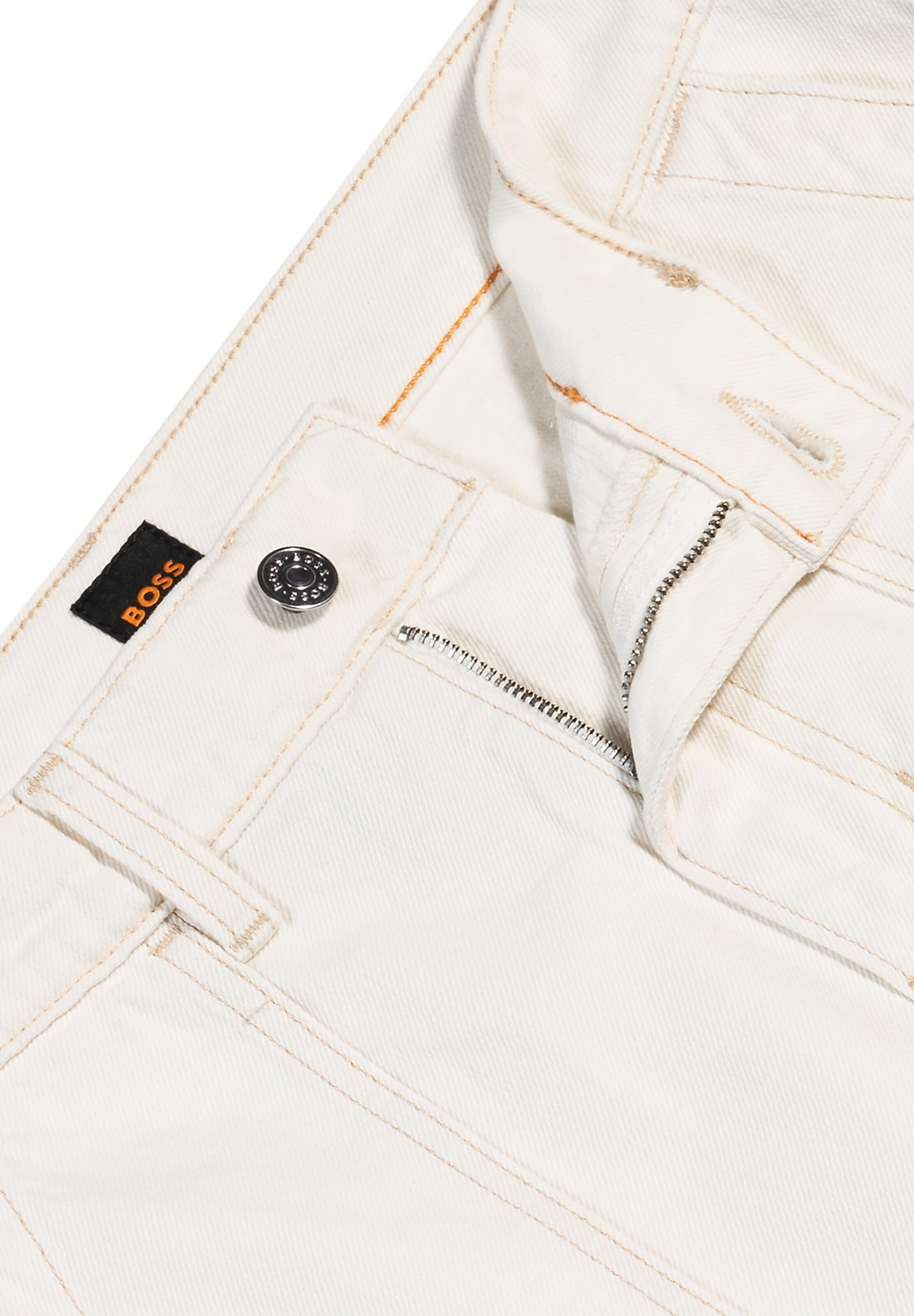 BOSS Regular Jeans 'Marlene' in White