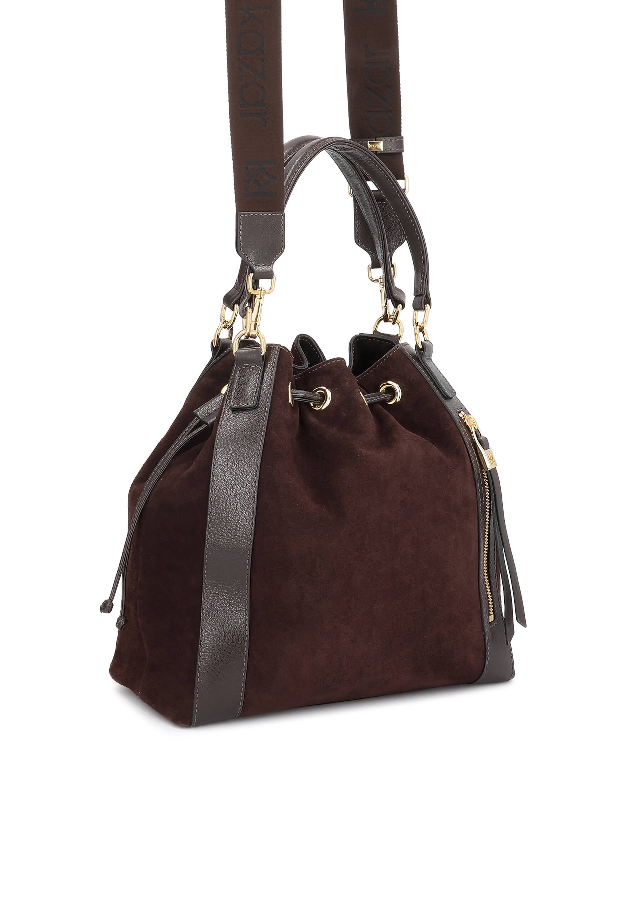 Poche ventrale Kazar en marron