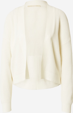 ESPRIT Knit Cardigan in White: front