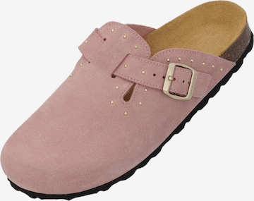 Mule 'Kiel' Palado en rose : devant