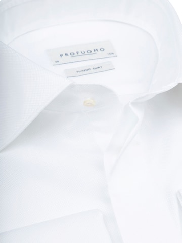 Profuomo Slim fit Button Up Shirt in White