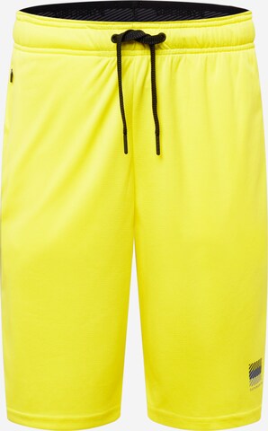 Superdry Spordipüksid, värv kollane: eest vaates