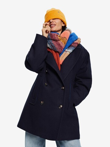 ESPRIT Between-Seasons Coat in Blue: front