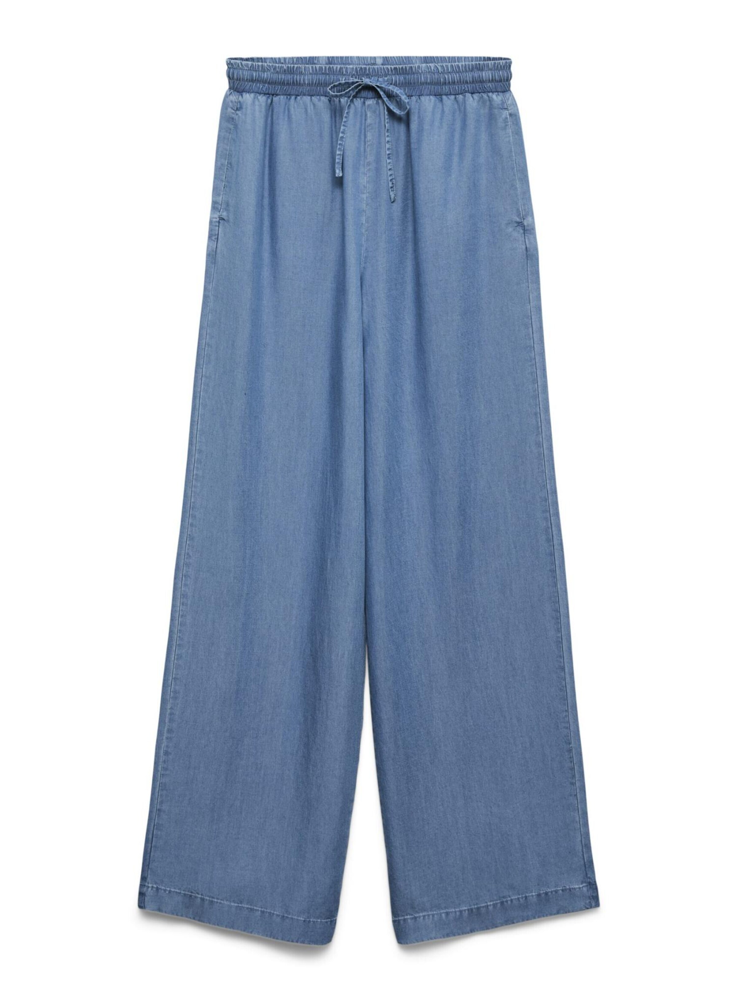 VERO MODA Loose fit Trousers in Blue: front