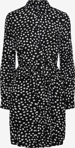 PIECES Shirt Dress 'Nya' in Black: front