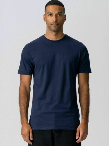 TEESHOPPEN - Camisa ' Organic Basic ' en azul: frente