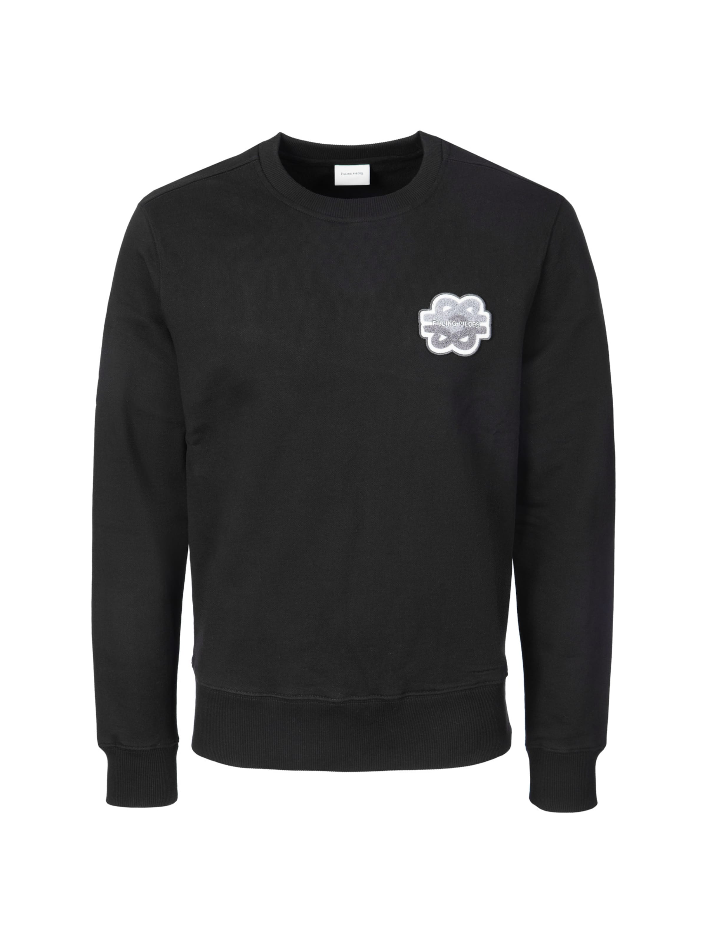 Filling Pieces - Sudadera 'Gowtu' en negro: frente