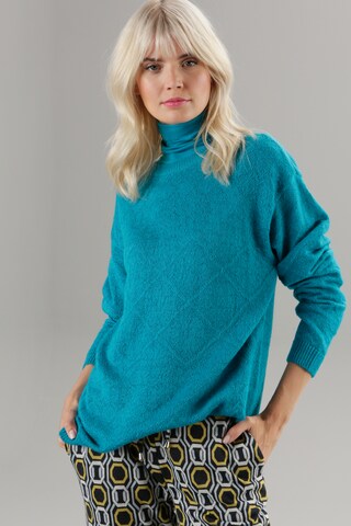Aniston SELECTED Sweater in Blue: front