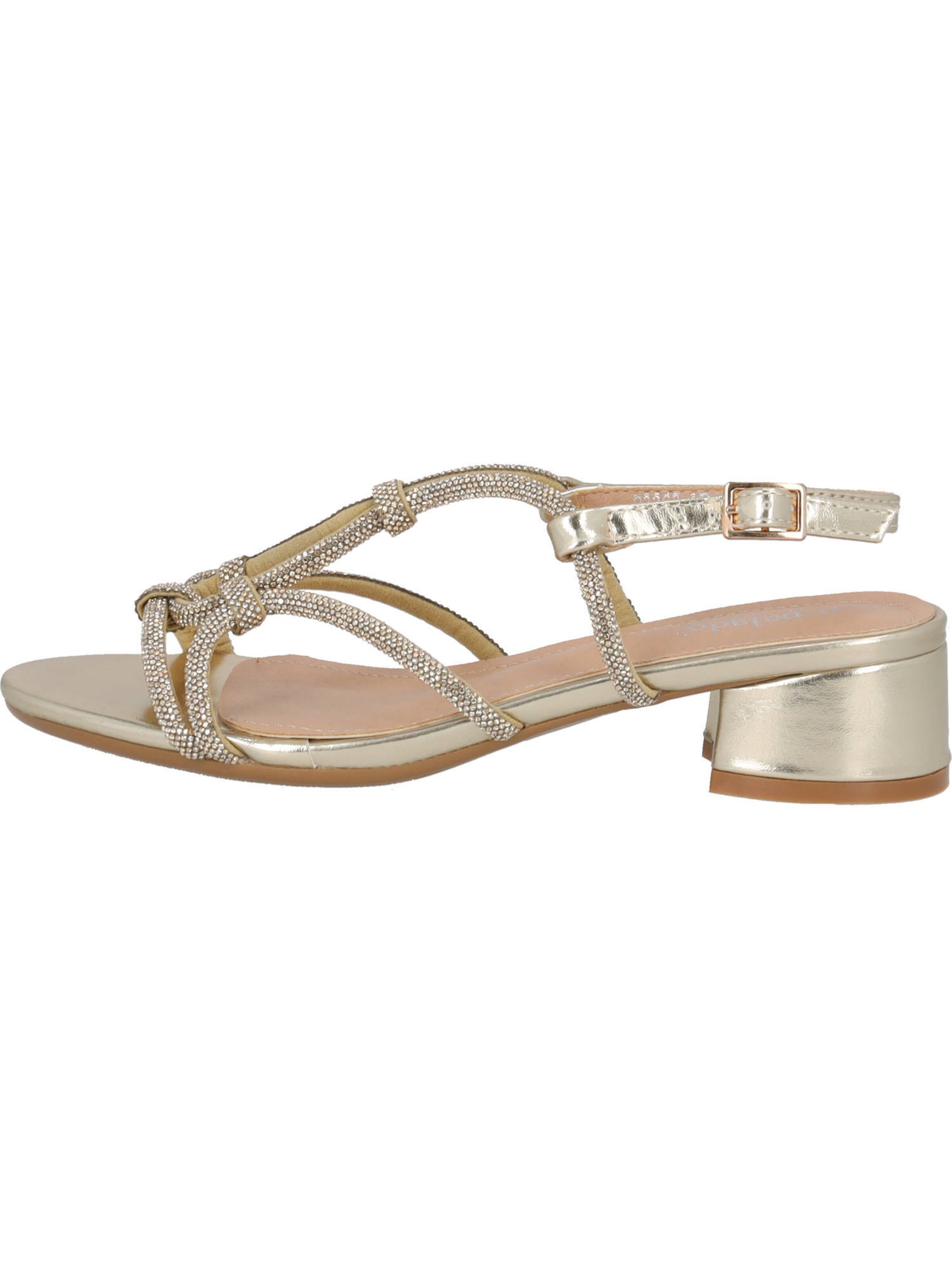 Sandales à lanières 'Fanala' Palado by Sila Sahin en or : devant
