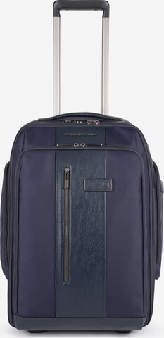 Piquadro Trolley 'Brief' in Blauw: voorkant