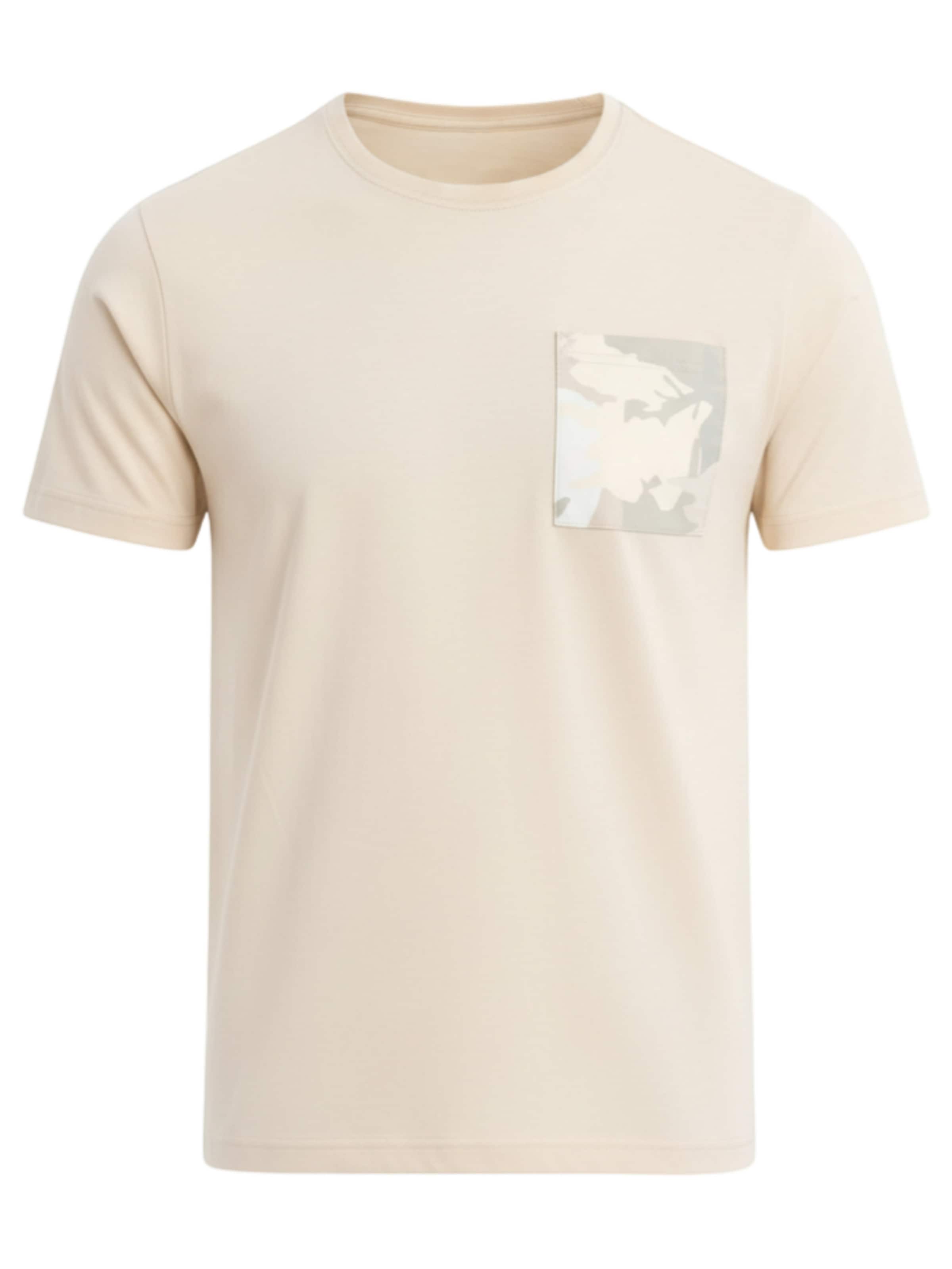 Ombre Shirt in de kleur Beige, Productweergave