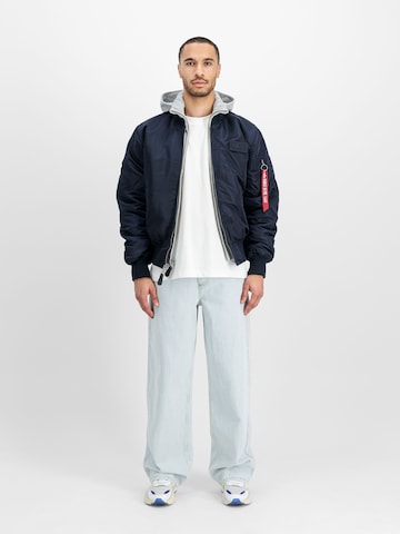 ALPHA INDUSTRIES Kurtka przejściowa 'MA-1 D-Tec' w kolorze niebieski