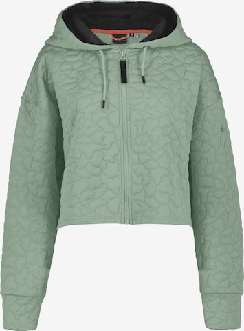 ICEPEAK Athletic Cardigan in Green: front