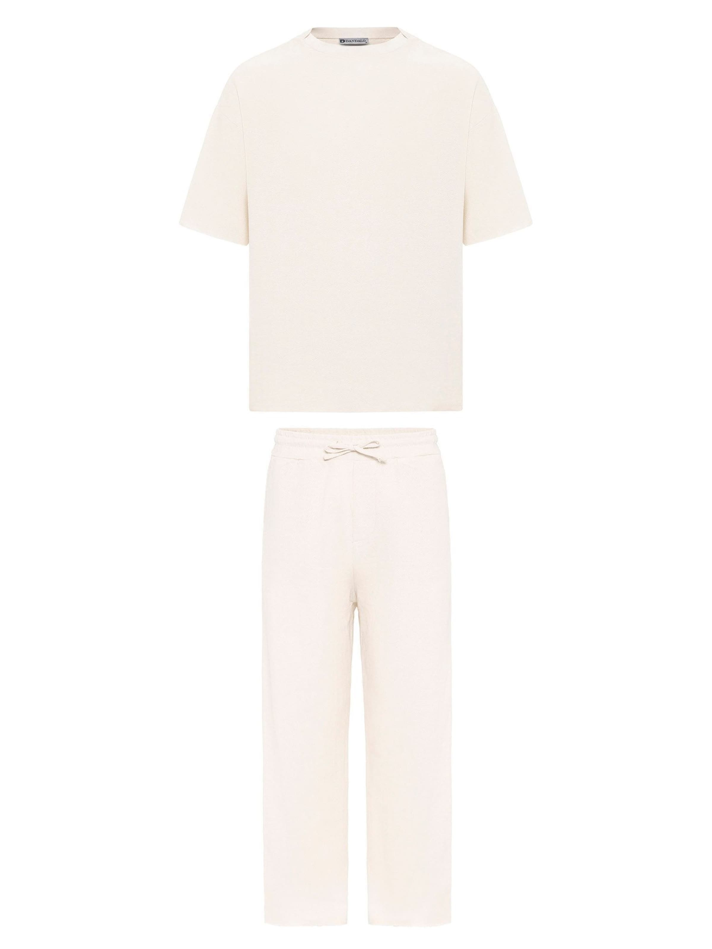 Dandalo - Fato de jogging em bege: frente