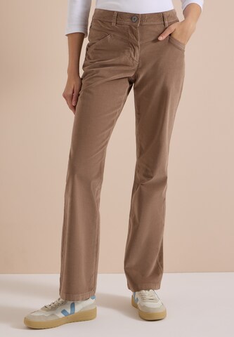 CECIL Slim fit Pants in Brown