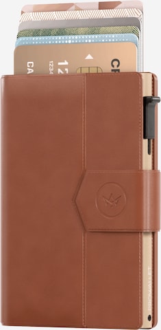 Porte-monnaies 'Pasjeshouder Plus' Prowallet en marron : devant
