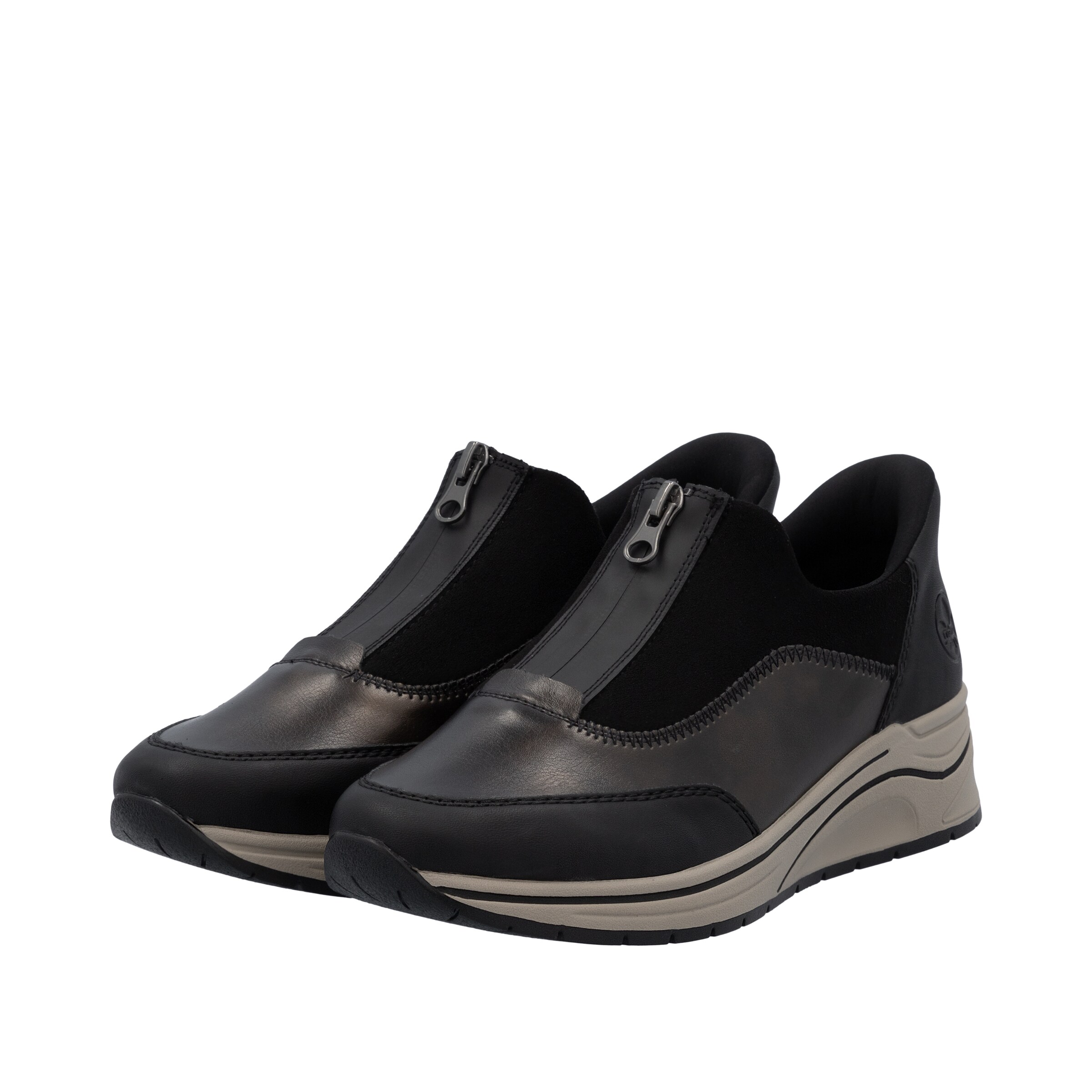 Baskets basses Rieker en marron