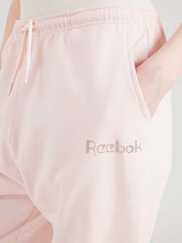 Reebok Tapered Trousers in Pink