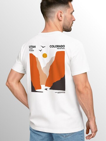 Neverless Shirt 'Colorado River' in White