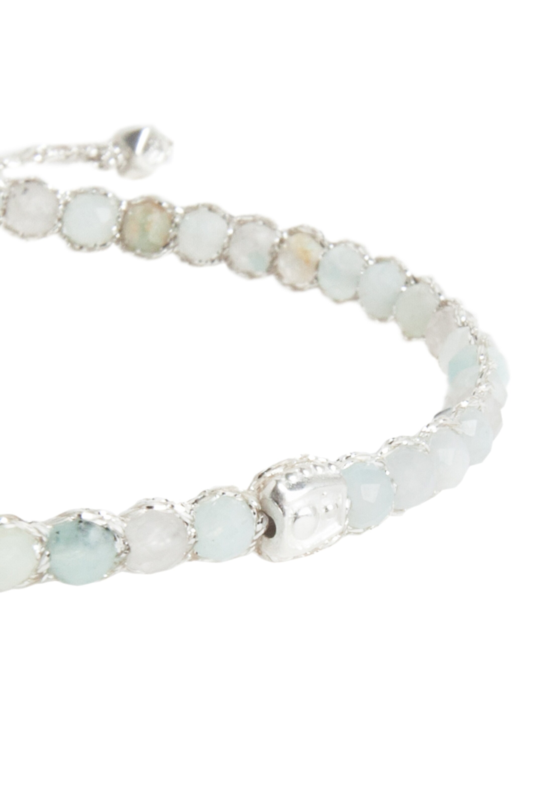 Samapura Jewelry Bracelet 'Aquamarin' in Silver