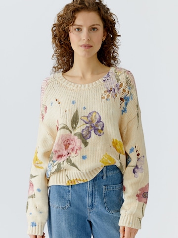 OUI Sweater in Beige: front