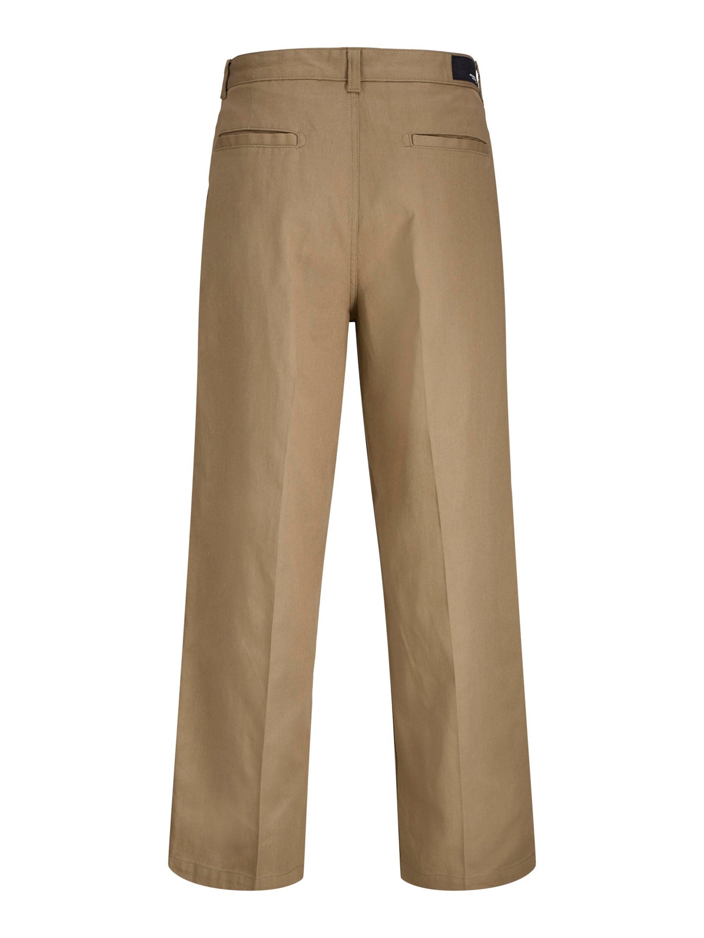 Wide Leg Pantalon chino JACK & JONES en marron