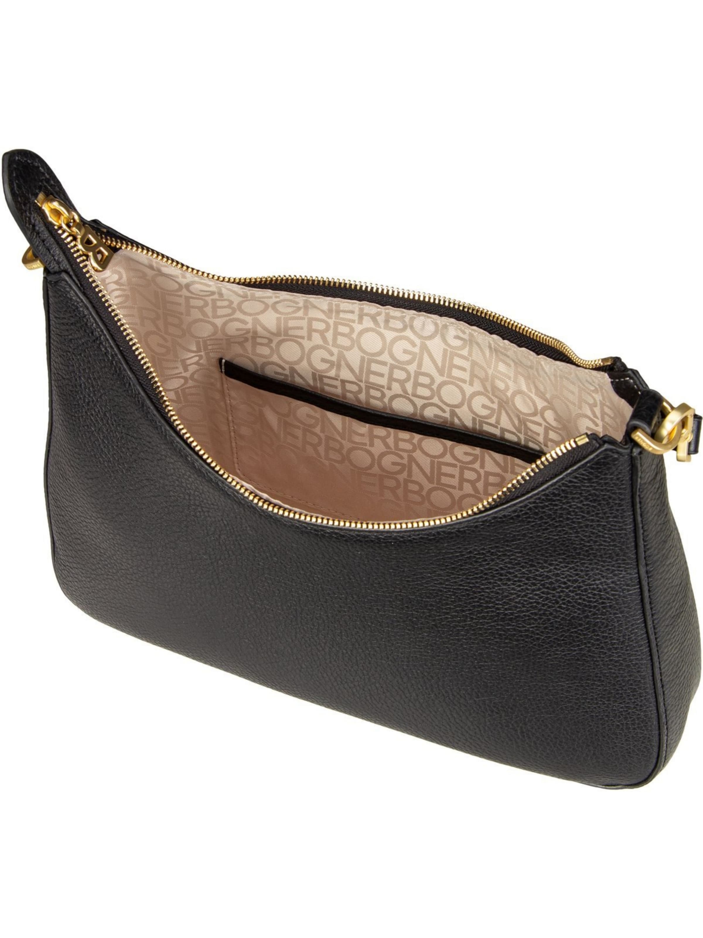 BOGNER - Mala de ombro 'Wallis Odette' em preto