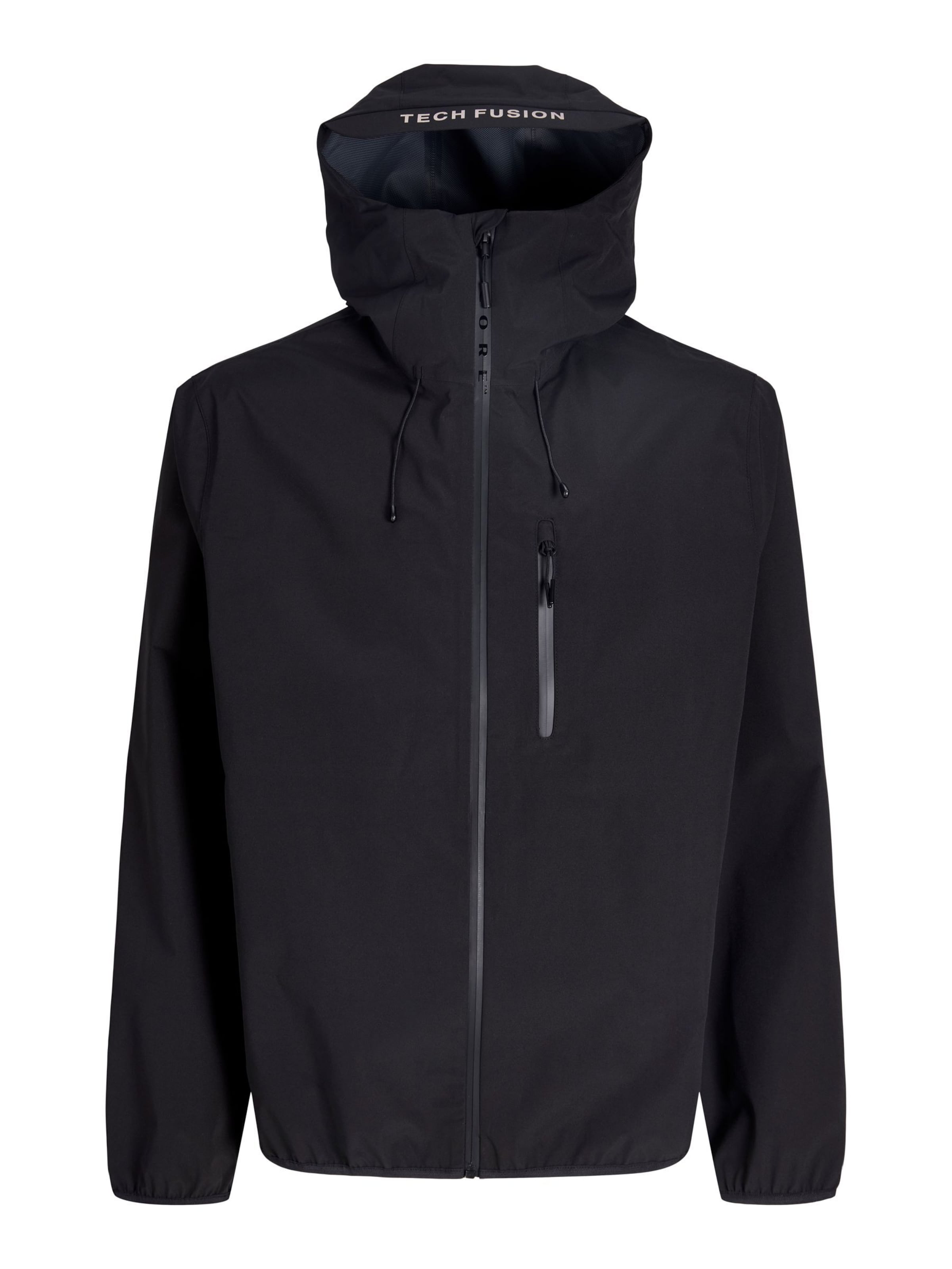 Veste fonctionnelle JACK & JONES en noir : devant