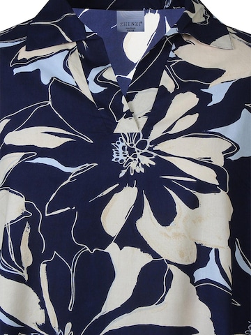 Zhenzi Blouse 'Amaya 1195' in Blauw