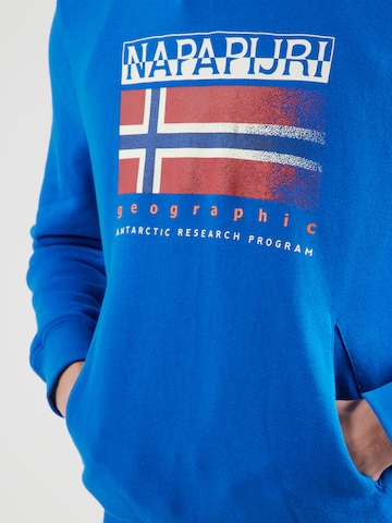 NAPAPIJRI Sweatshirt 'B-KREIS' in Blauw