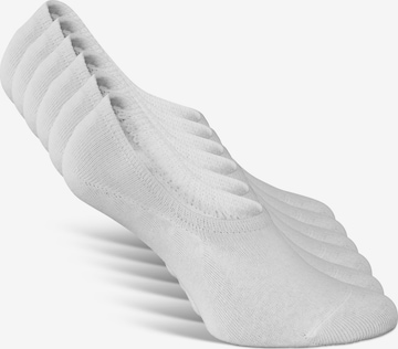 Classics Ankle Socks 'Invisible Socks' in White: front