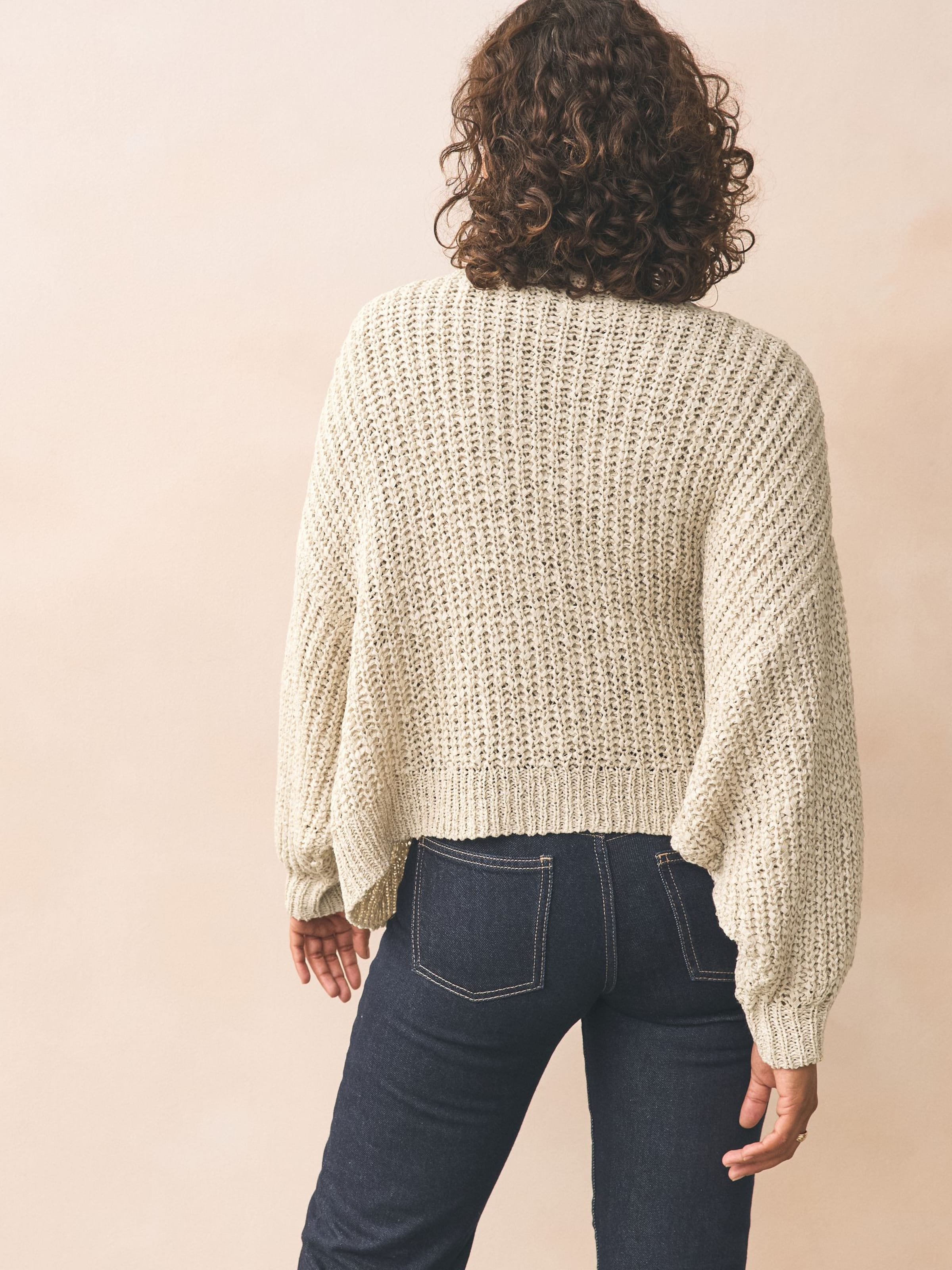 Cardigan Next en beige