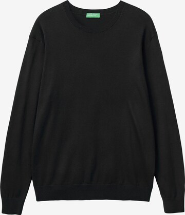 UNITED COLORS OF BENETTON Sweater in Black: front