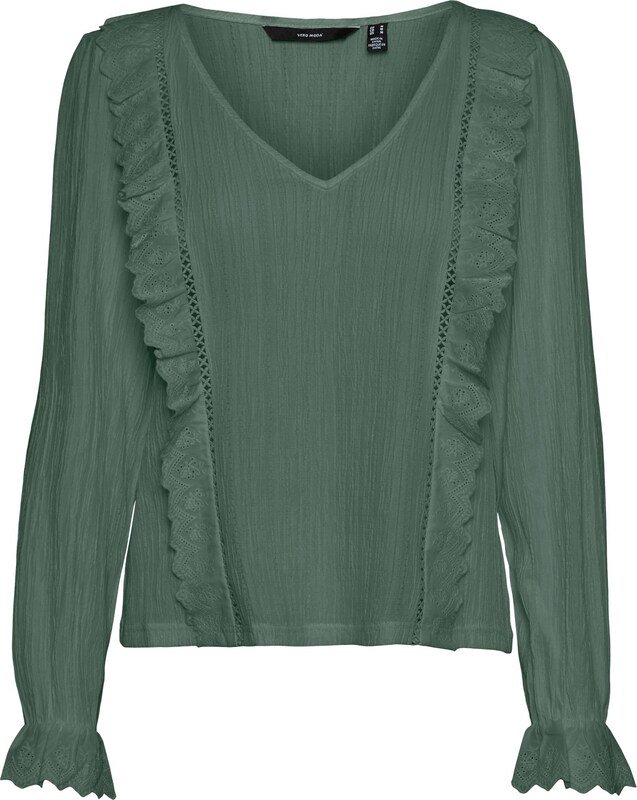 VERO MODA Bluse 'Gitte' in Grün RN6469 VERO MODA Bluse 'Gitte' in Grün RN6469
