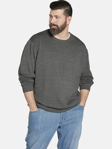 Charles Colby Pullover ' Earl Archie ' in Grau: predná strana