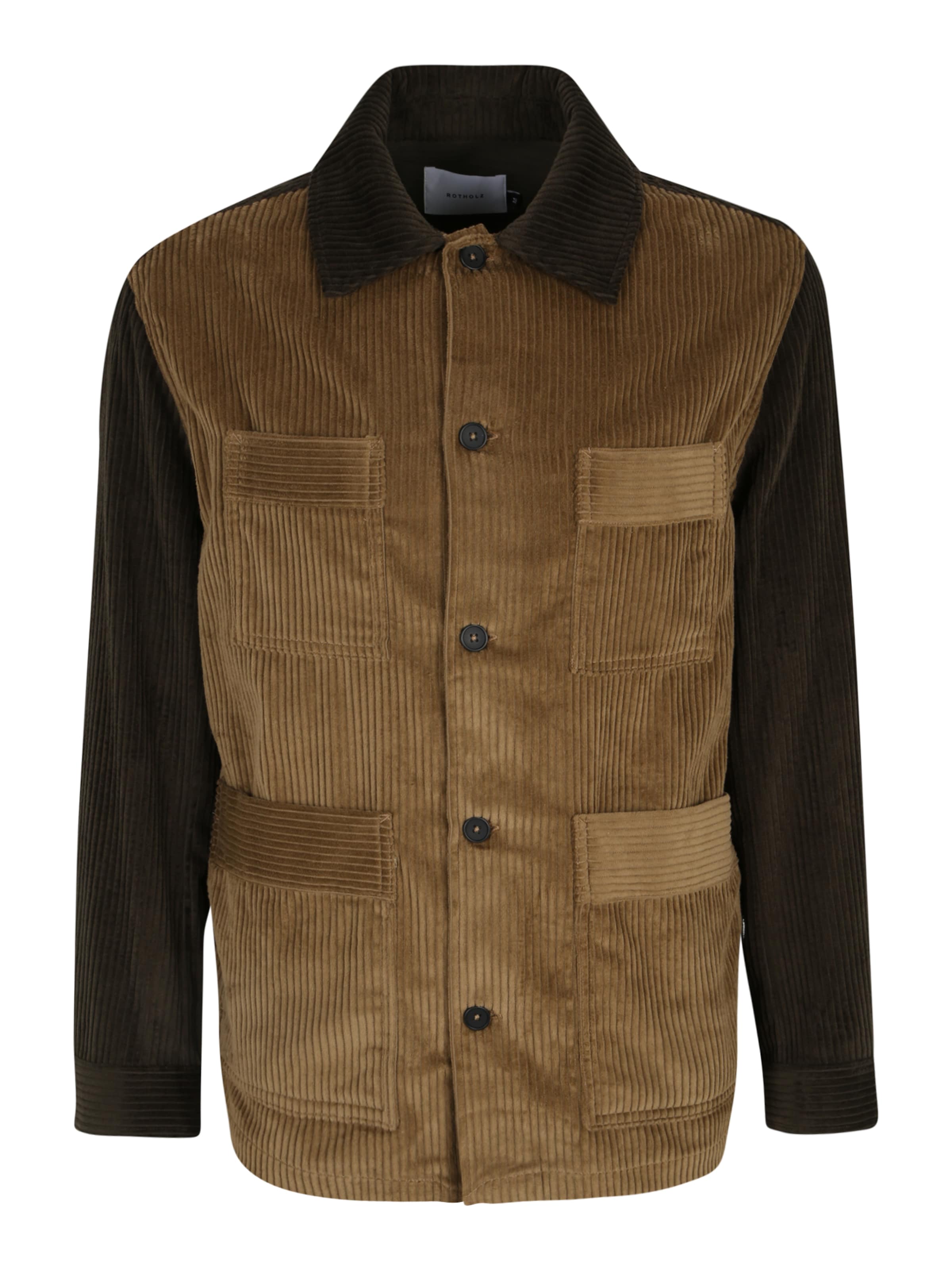 Rotholz Демисезонная куртка в Коричневый: спереди