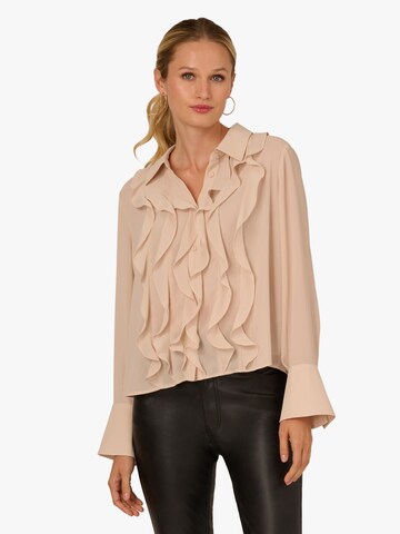 Adrianna Papell Bluse in Beige: Vorderseite