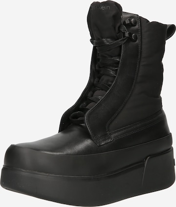 Boots Calvin Klein en noir : devant