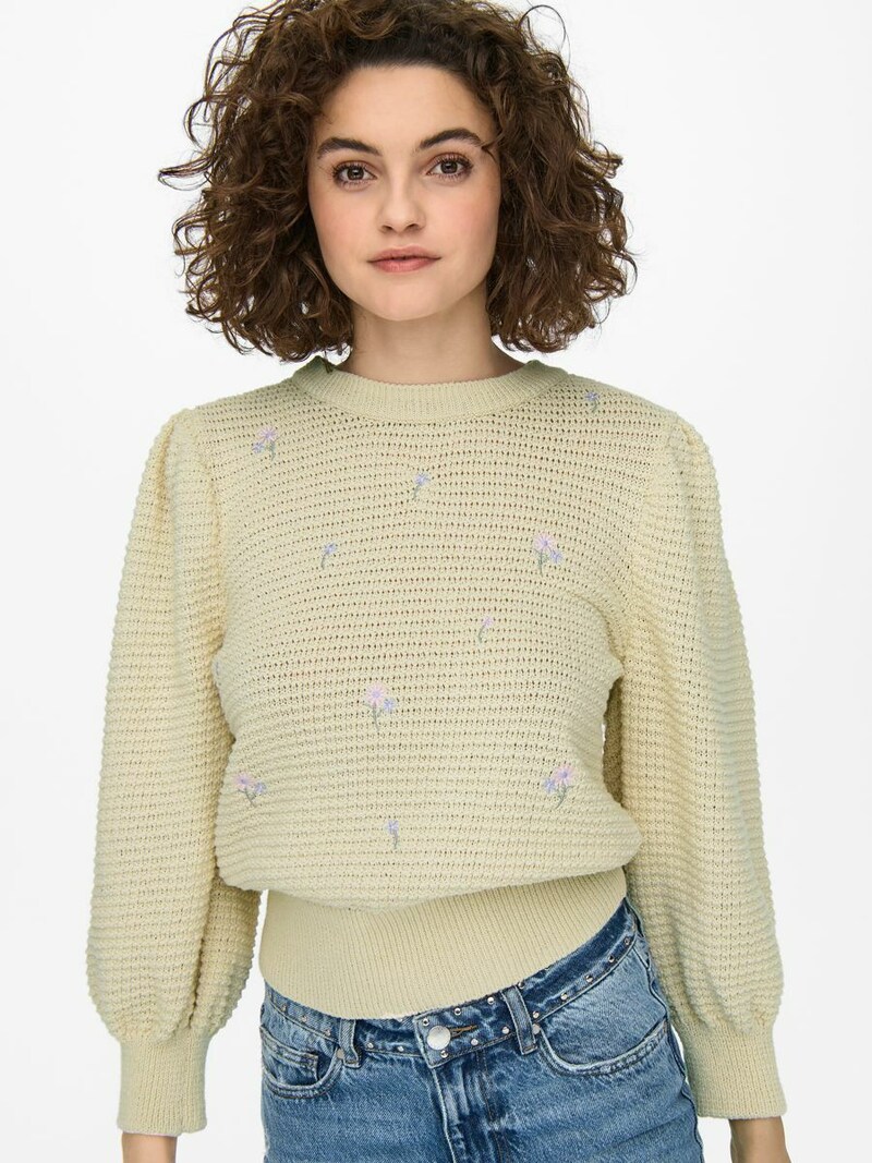 Sweaters & Knitwear ONLY Fine-knit sweaters Beige