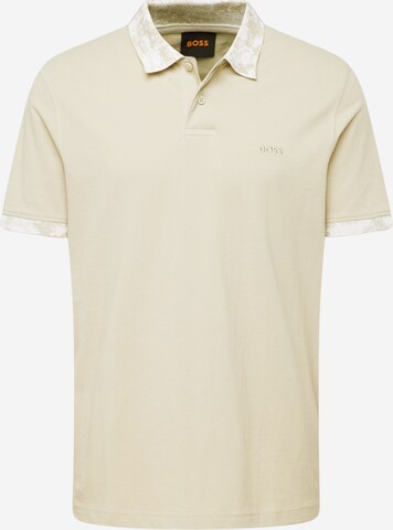 T-Shirt 'Camo' BOSS en beige : devant