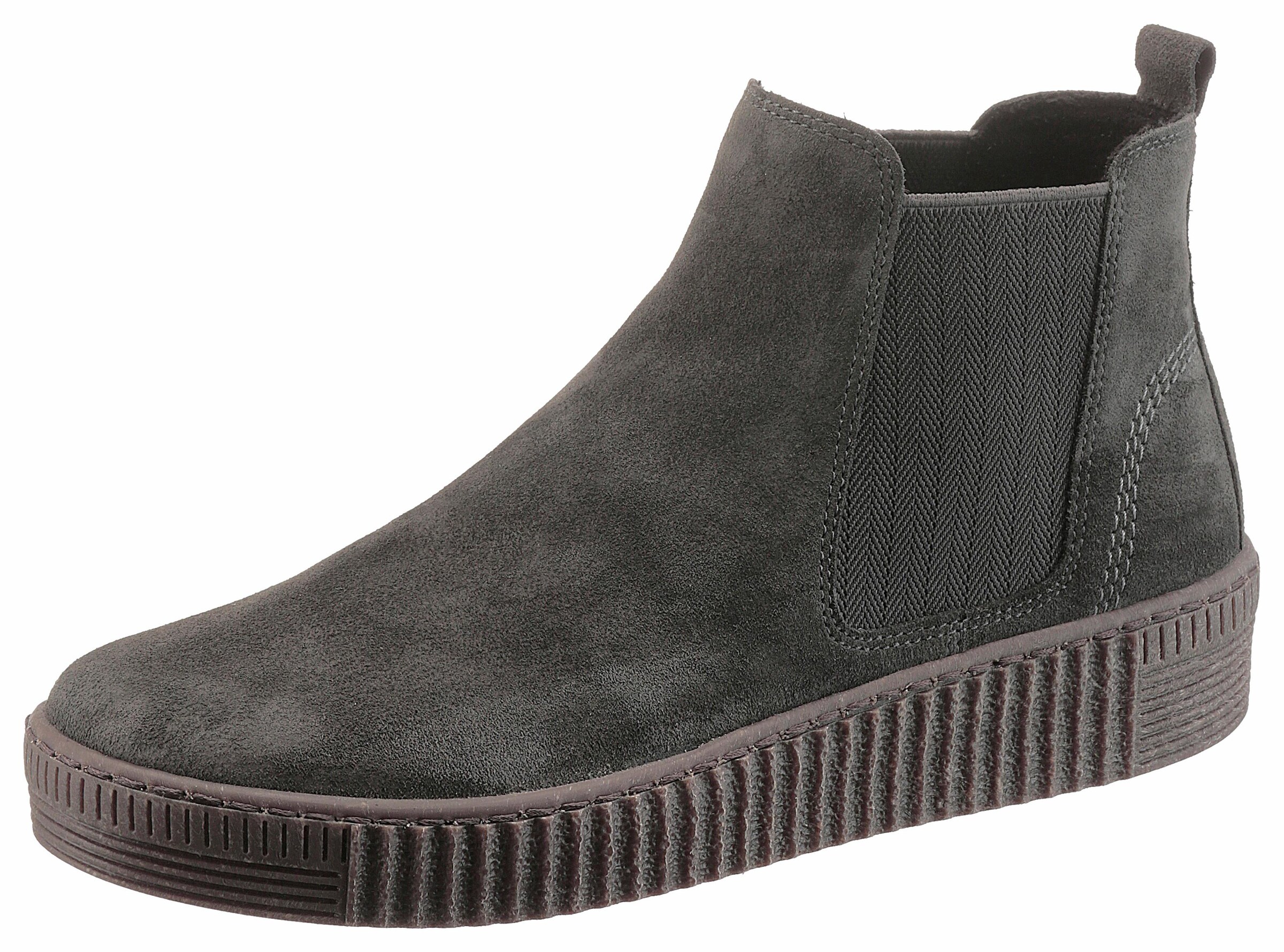 GABOR Chelsea Boots in Grau: Vorderseite