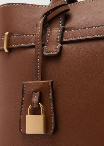 MANGO Handbag 'Harvey' in Brown